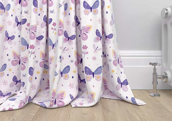 Butterfly Garden, Enchanting Purples - Made to Measure Curtains - Image 6